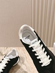 Colestore Celine Racer - Low Top Sneaker With Triomphe In Nylon, Suede Calfskin And Calfskin Black - 3