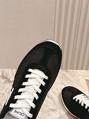 Colestore Celine Racer - Low Top Sneaker With Triomphe In Nylon, Suede Calfskin And Calfskin Black - 4