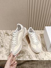 Colestore Celine Racer - Low Top Sneaker With Triomphe In Nylon, Suede Calfskin And Calfskin Vanilla - 5