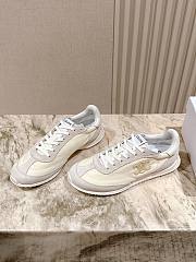 Colestore Celine Racer - Low Top Sneaker With Triomphe In Nylon, Suede Calfskin And Calfskin Vanilla - 2