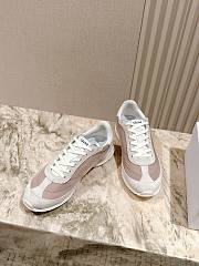 Colestore Celine Racer - Low Top Sneaker With Triomphe In Nylon, Suede Calfskin And Calfskin Shrimp pink - 6