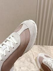 Colestore Celine Racer - Low Top Sneaker With Triomphe In Nylon, Suede Calfskin And Calfskin Shrimp pink - 5