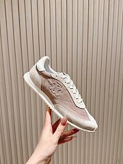 Colestore Celine Racer - Low Top Sneaker With Triomphe In Nylon, Suede Calfskin And Calfskin Shrimp pink - 4