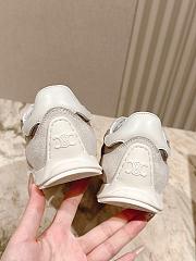 Colestore Celine Racer - Low Top Sneaker With Triomphe In Nylon, Suede Calfskin And Calfskin Shrimp pink - 3