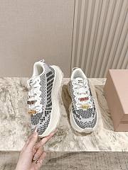 Colestore Miu Miu Technical Fabric Sneakers Gray - 2