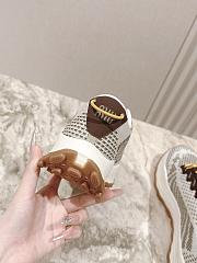 Colestore Miu Miu Technical Fabric Sneakers Brown - 6