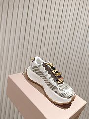 Colestore Miu Miu Technical Fabric Sneakers Brown - 5