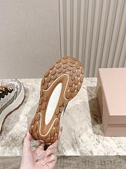Colestore Miu Miu Technical Fabric Sneakers Brown - 2