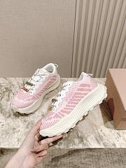 Colestore Miu Miu Technical Fabric Sneakers Pink - 6