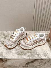 Colestore Miu Miu Technical Fabric Sneakers Light Brown - 6