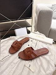 Colestore Dior D-Club Slide Camel Calfskin  - 2