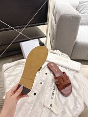 Colestore Dior D-Club Slide Camel Calfskin  - 3