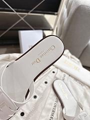 Colestore Dior D-Club Slide White Calfskin  - 6