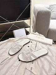 Colestore Dior D-Club Slide White Calfskin  - 4