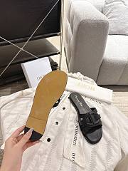 Colestore Dior D-Club Slide Black Calfskin  - 2