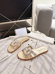 Colestore Dior D-Club Slide Gold Calfskin  - 6