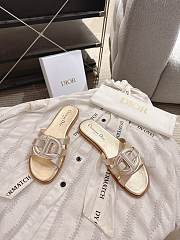 Colestore Dior D-Club Slide Gold Calfskin  - 4