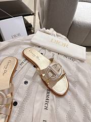 Colestore Dior D-Club Slide Gold Calfskin  - 2