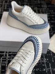Colestore Chloé Nama Wedge Sneaker Ashes Blue - 6