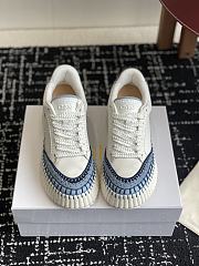 Colestore Chloé Nama Wedge Sneaker Ashes Blue - 4