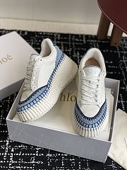 Colestore Chloé Nama Wedge Sneaker Ashes Blue - 3