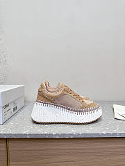 Colestore Chloé Nama Wedge Sneaker Tan Rose - 3