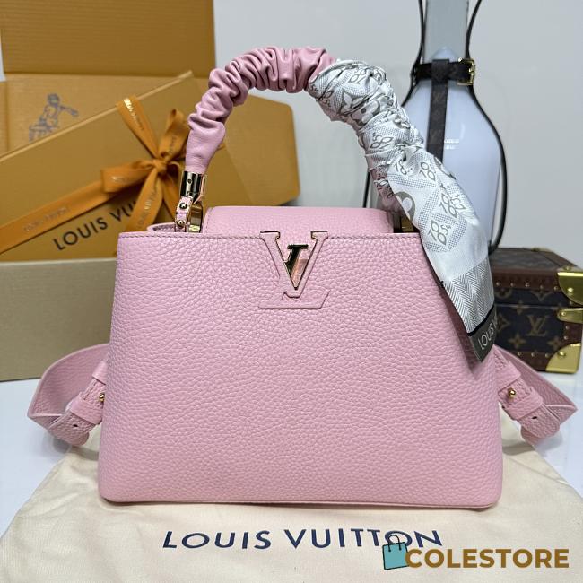 Colestore Louis Vuitton Capucines BB Pink 27x18x9cm - 1