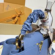 Colestore Louis Vuitton Capucines BB Blue 27x18x9cm - 3