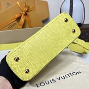 Colestore Louis Vuitton Capucines Mini Yellow 21x14x8cm - 4