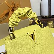 Colestore Louis Vuitton Capucines Mini Yellow 21x14x8cm - 3