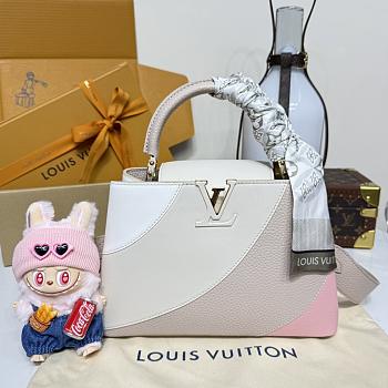 Colestore Louis Vuitton Capucines BB Gelato Taurillon Leather 27x18x9cm