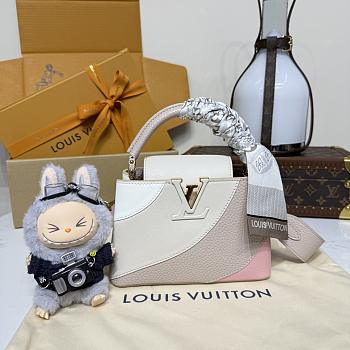 Colestore Louis Vuitton Capucines Mini Gelato Taurillon Leather 21x14x8cm
