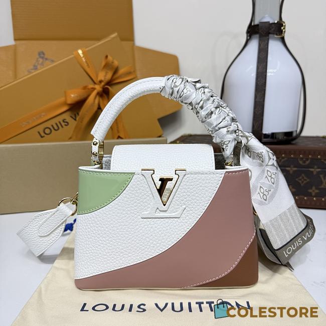 Colestore Louis Vuitton LV Capucines Mini Gelato Green 21x14x8cm - 1