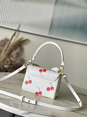 Colestore Louis Vuitton LV x TM Twist PM White Epi Grained Cowhide Leather 19x7x15cm - 3