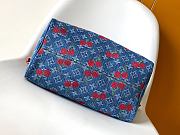 Colestore Louis Vuitton LV x TM Bolsa Speedy Soft 30 Denim Cherry 30x21x17cm - 2