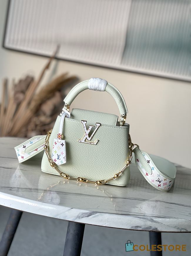 Colestore Louis Vuitton LV X TM Capucines Mini Baby Green 21 × 13.6 × 8cm - 1
