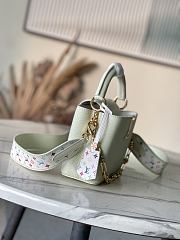 Colestore Louis Vuitton LV X TM Capucines Mini Baby Green 21 × 13.6 × 8cm - 3