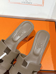 Colestore Hermès Oasis High Heel Slide Sandal Étoupe - 4