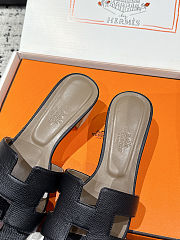 Colestore Hermès Oasis High Heel Slide Sandal Noir - 2