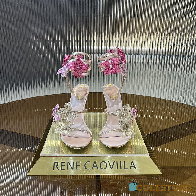 Colestore Rene Caovilla Floriane Pink Sandals / Heels - 1