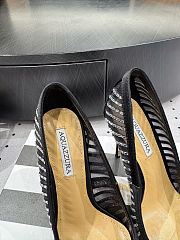 Colestore Aquazzura Mayor Crystal Mesh Black Pumps - 2