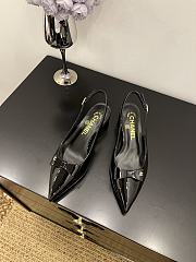 Colestore Chanel Patent Leather Slingback Flats  - 1