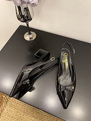 Colestore Chanel Patent Leather Slingback Flats  - 5