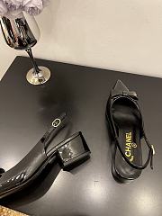Colestore Chanel Patent Leather Slingback Flats  - 4