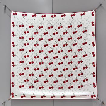 Colestore Louis Vuitton LV x TM Monogram Cerise Square 90 - White
