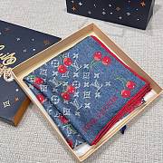 Colestore Louis Vuitton LV x TM Monogram Cerise Square 90 - Denim Blue - 3