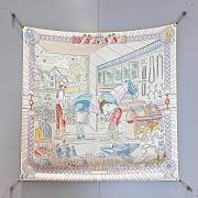 Colestore Hermès Relais de la Diligence 90 Silk Scarf - 2