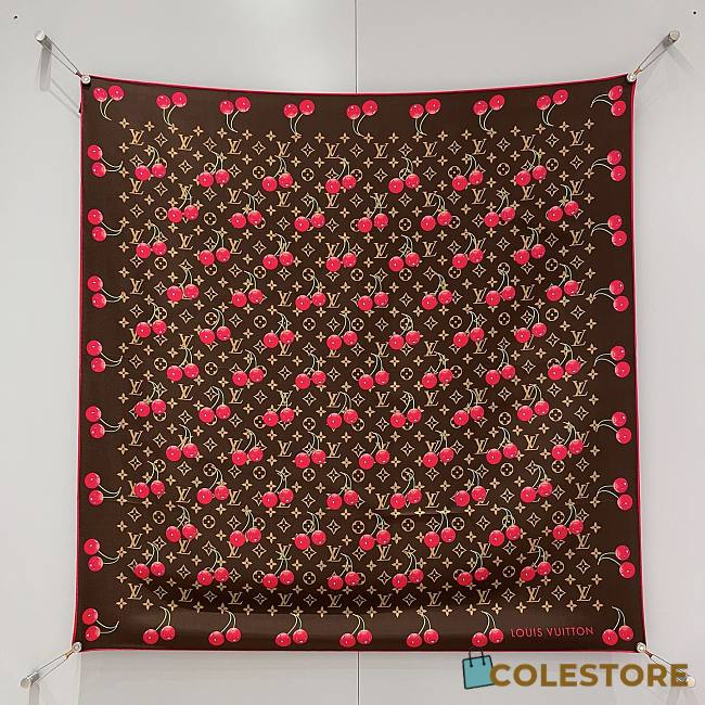 Colestore Louis Vuitton LV x TM Monogram Cerise Square 90 - Brown - 1