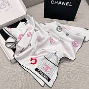 Colestore Chanel Alphabet Birdcage Scarf 90x90cm - 4