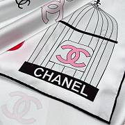 Colestore Chanel Alphabet Birdcage Scarf 90x90cm - 3